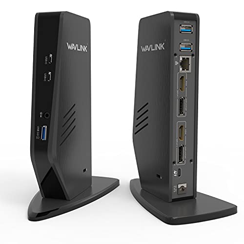 WAVLINK USB-C ドッキングステーション デュアル4K 65W充電対応 Amazon | WAVLINK USB C デュアル4Kドック 65WノートPC充電対応